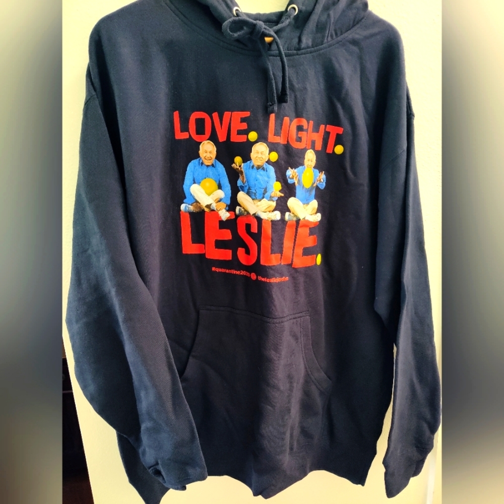 Blue Leslie Jordan hoodie